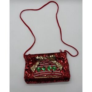 Holiday Evening Bag Glam Sequence Handbag Fun Christmas